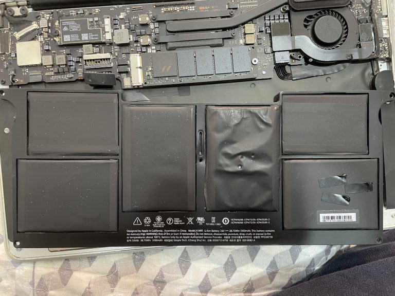 MacBook Air battery replacement