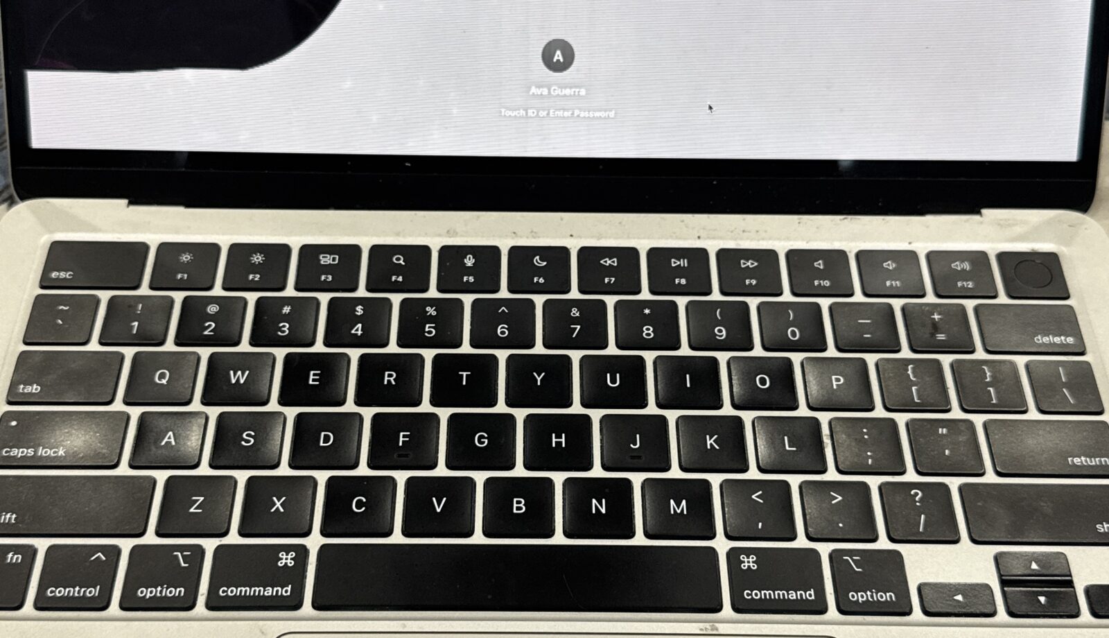 Cracked MacBook screen