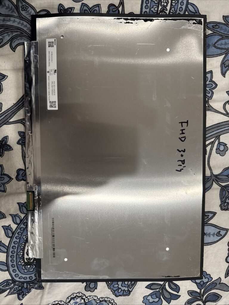 Rear of a replacement MacBook LCD panel
